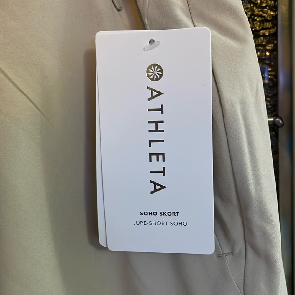 Athleta skort brand new in a beautiful nude color